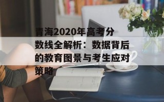 青海2020年高考分数线全解析：数据背后的教育图景与考生应对策略