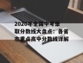 2020年全国中考录取分数线大盘点：各省市重点高中分数线详解