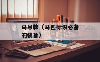 马吊牌（马匹标识必备的装备）