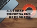 2020年全国本科一批录取分数线深度解析：各省差异与报考策略