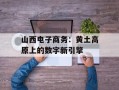 山西电子商务：黄土高原上的数字新引擎