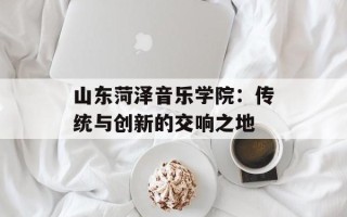 山东菏泽音乐学院：传统与创新的交响之地