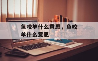 鱼咬羊什么意思，鱼咬羊什么意思