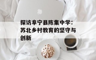 探访阜宁县陈集中学：苏北乡村教育的坚守与创新