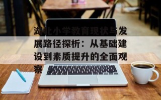 湖北小学教育现状与发展路径探析：从基础建设到素质提升的全面观察