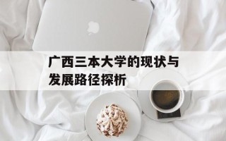 广西三本大学的现状与发展路径探析