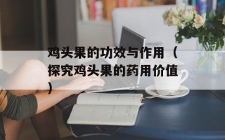 鸡头果的功效与作用（探究鸡头果的药用价值）