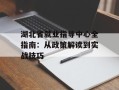 湖北省就业指导中心全指南：从政策解读到实战技巧