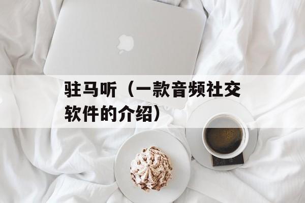 驻马听（一款音频社交软件的介绍）-第1张图片-
