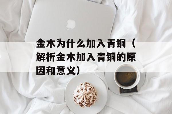 金木为什么加入青铜（解析金木加入青铜的原因和意义）-第1张图片-