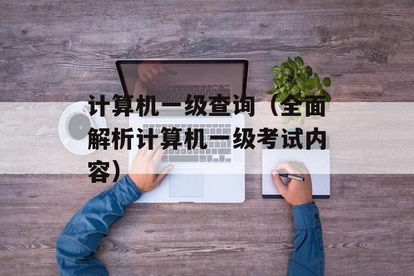 计算机一级查询（全面解析计算机一级考试内容）-第1张图片-