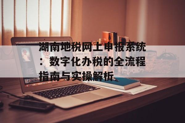 湖南地税网上申报系统：数字化办税的全流程指南与实操解析-第1张图片-