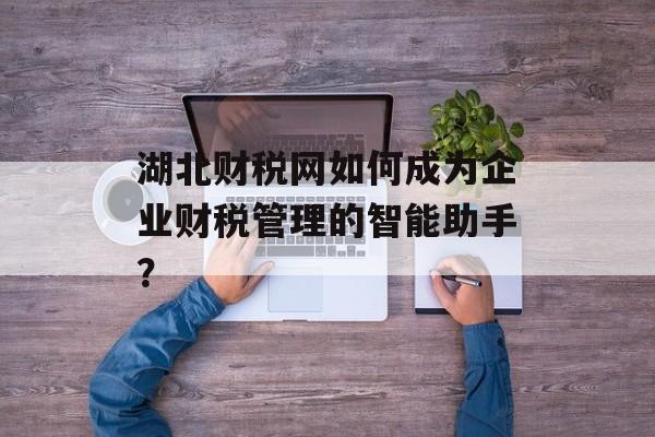 湖北财税网如何成为企业财税管理的智能助手？-第1张图片-