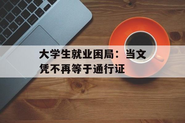 大学生就业困局：当文凭不再等于通行证-第1张图片-