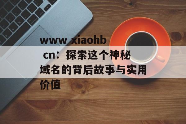 www xiaohb cn：探索这个神秘域名的背后故事与实用价值-第1张图片-